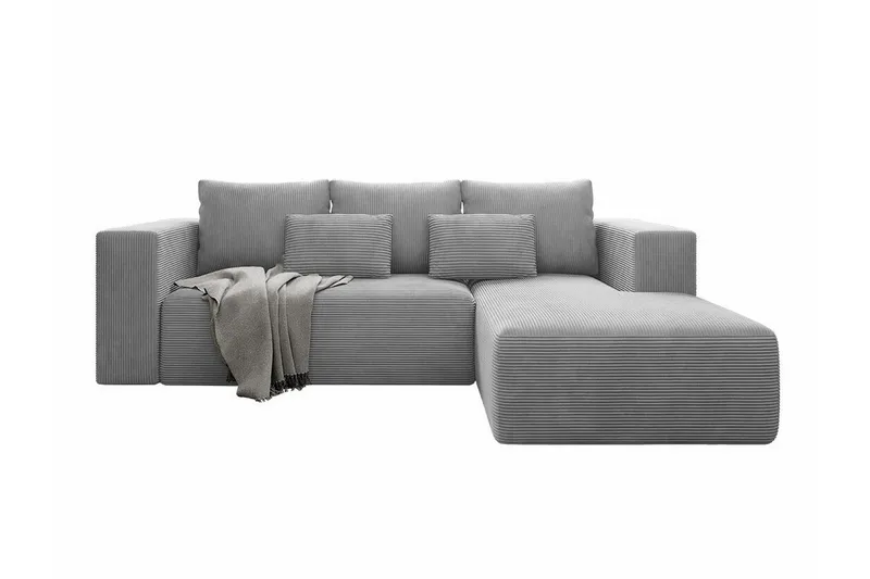 Listowel 3-sits Hörnbäddsoffa NO_BRAND Light grey/Dark grey
