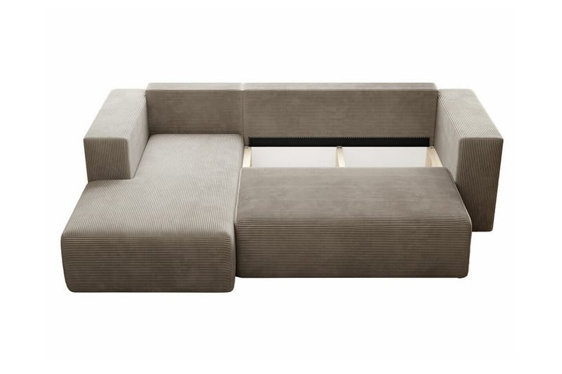 Listowel 3-sits Vänster Hörnbäddsoffa 121x205 cm med Förvaring i Manchester - Blå - Möbler - Vardagsrum - Bäddsoffor