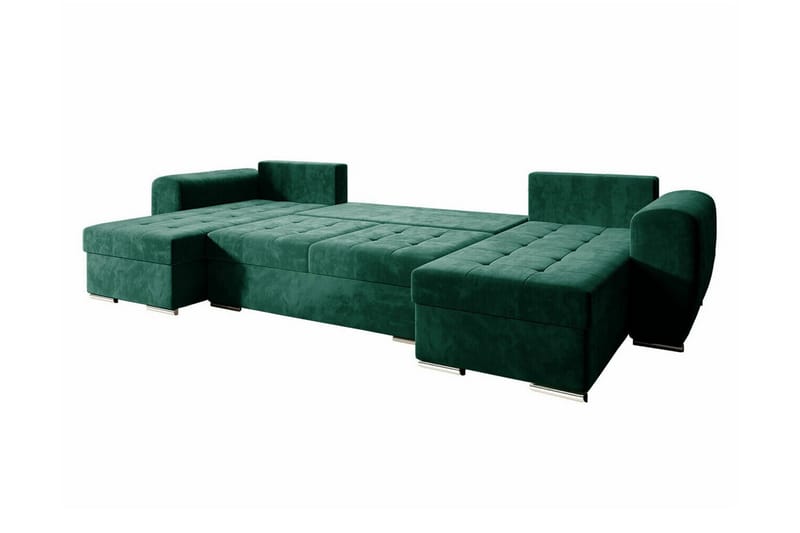 Listowel 4-sits Hörnbäddsoffa Ljusgrön - Möbler - Vardagsrum - Bäddsoffor - Hörnbäddsoffa