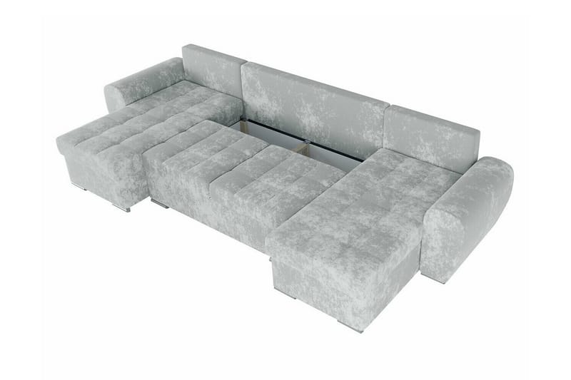 Listowel 4-sits Hörnbäddsoffa Ljusgrön - Möbler - Vardagsrum - Bäddsoffor - Hörnbäddsoffa