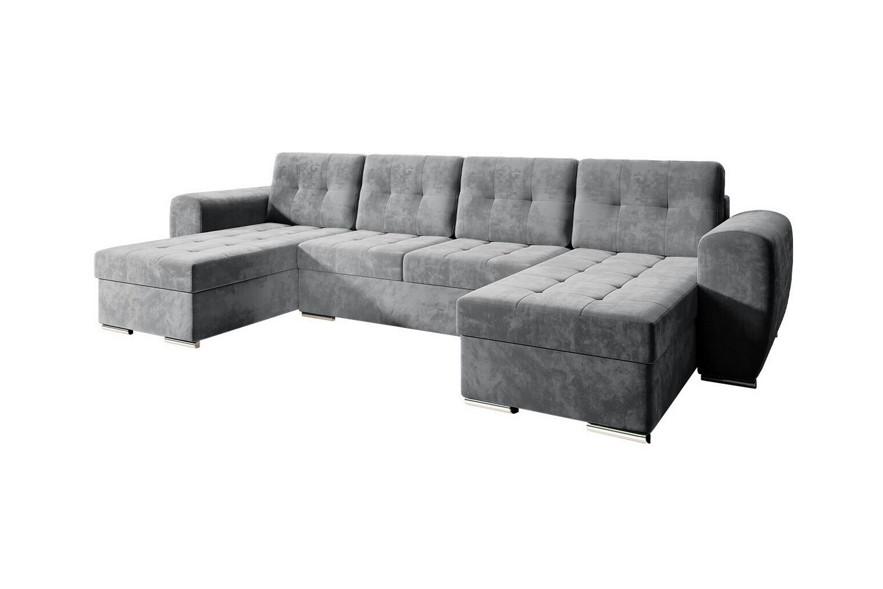 listowel 4-sits hörnbäddsoffa mörkgrå -