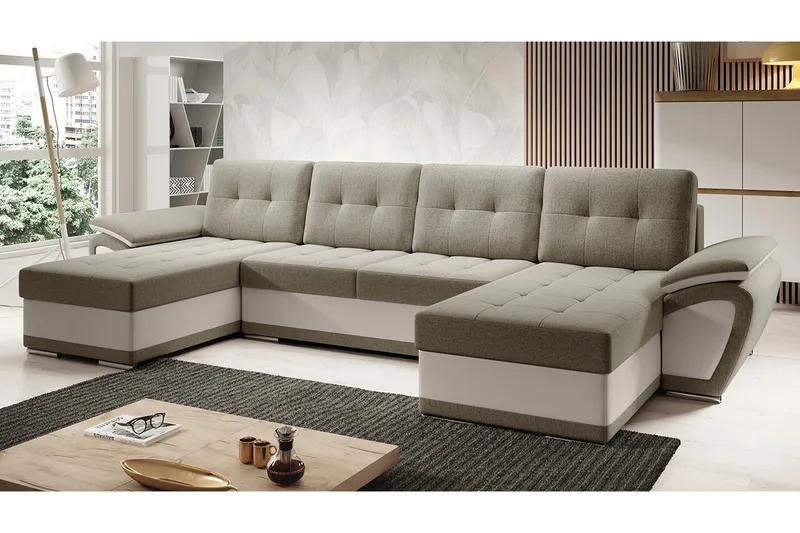 Listowel 4-sits Hörnbäddsoffa - Möbler - Vardagsrum - Bäddsoffor - U bäddsoffa