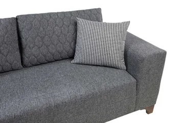 Loftia Hörnsoffa-bäddsoffa 230x90x150 cm - Grå - Möbler - Vardagsrum - Bäddsoffor - Hörnbäddsoffa
