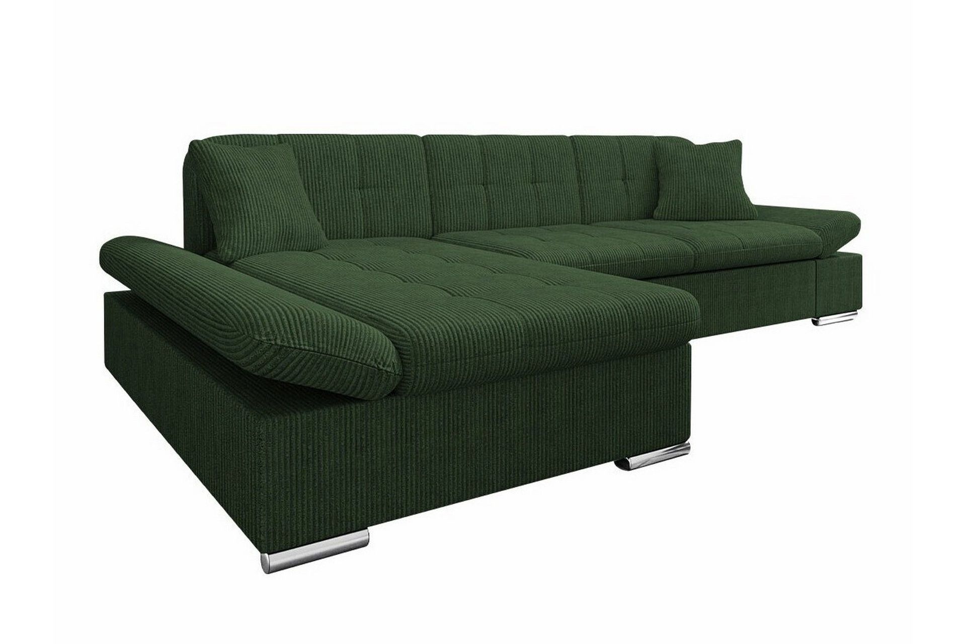 Lomux 3-sits H&ouml;rnb&auml;ddsoffa Dark green -