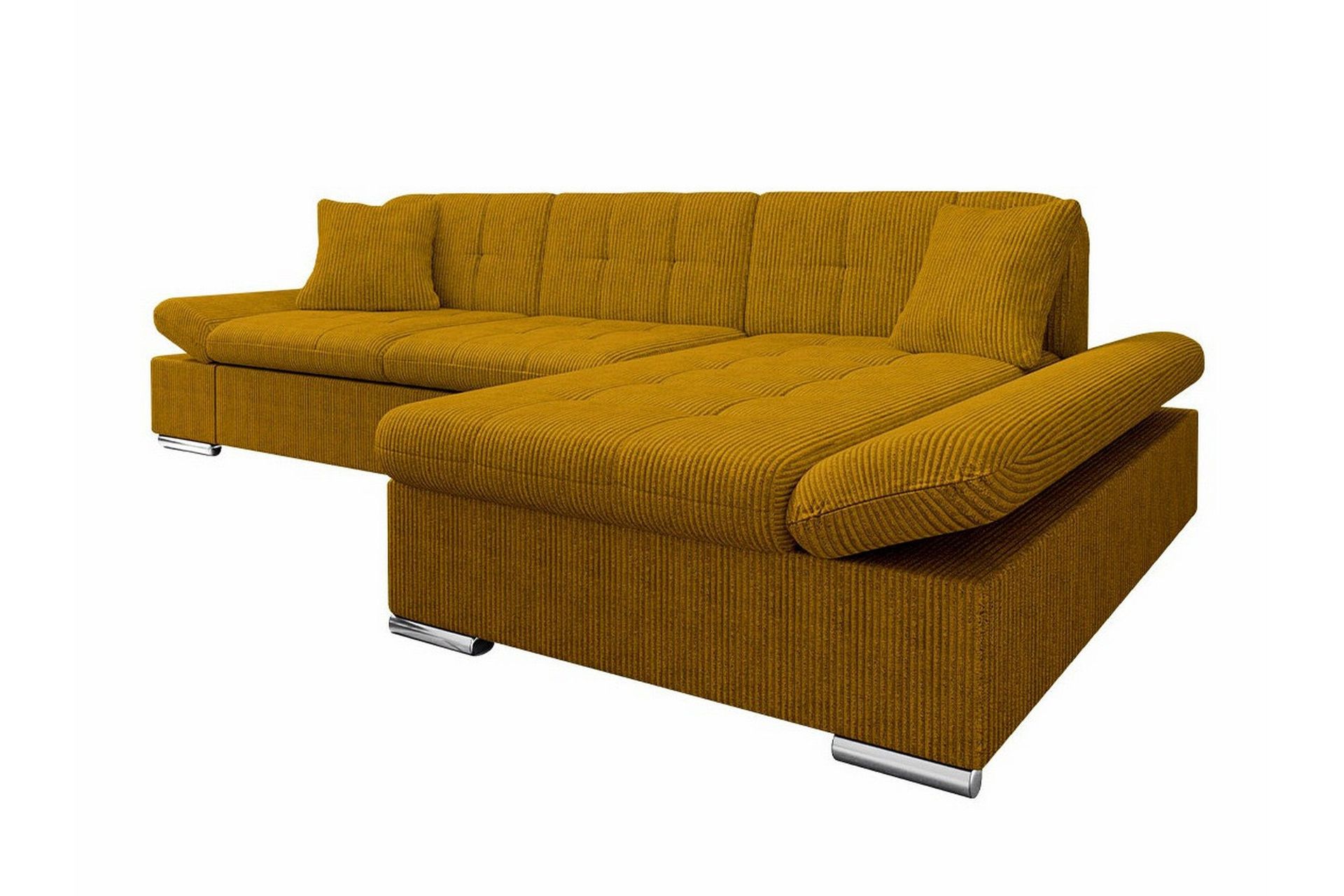 Lomux 3-sits H&ouml;rnb&auml;ddsoffa Dark yellow -