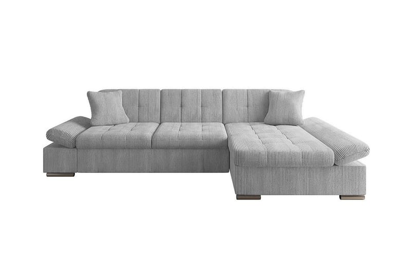 Lomux 3-sits Hörnbäddsoffa Light grey/Dark grey - Möbler - Vardagsrum - Bäddsoffor