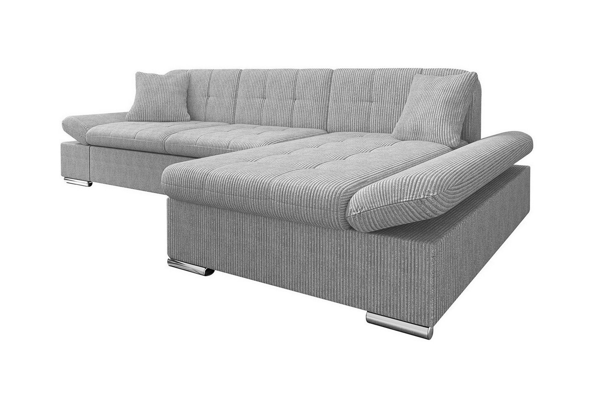 Lomux 3-sits H&ouml;rnb&auml;ddsoffa Light grey/Dark grey -