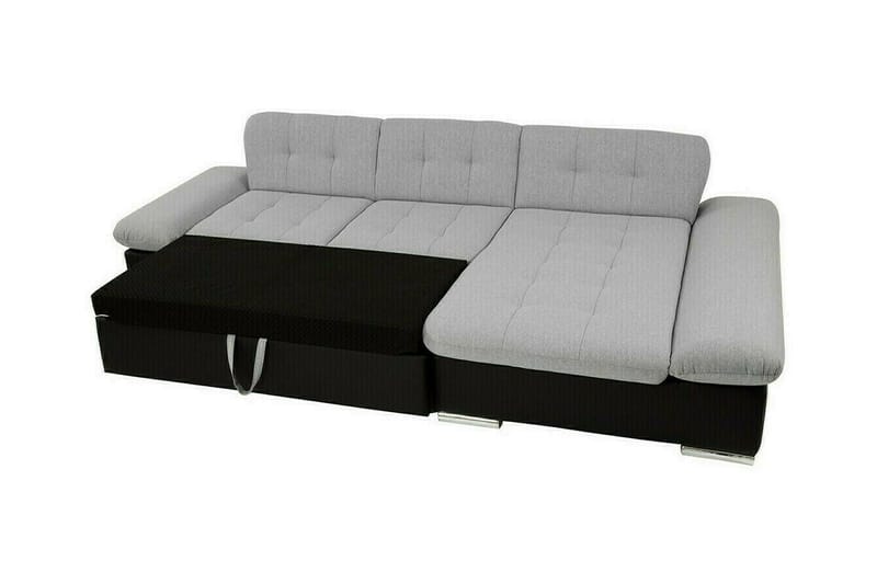 Lomux 3-sits Hörnbäddsoffa Vit - Möbler - Vardagsrum - Bäddsoffor - Hörnbäddsoffa