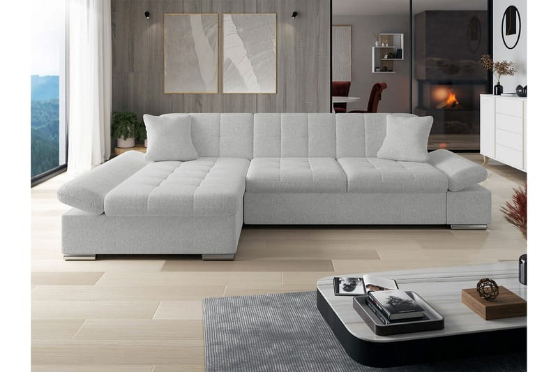 Lomux 3-sits Hörnbäddsoffa White - Möbler - Vardagsrum - Bäddsoffor - Hörnbäddsoffa