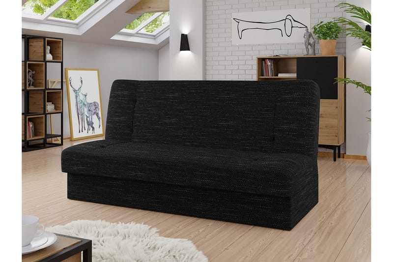 LOPATICA 3-sits Bäddsoffa Grå - Möbler - Vardagsrum - Bäddsoffor