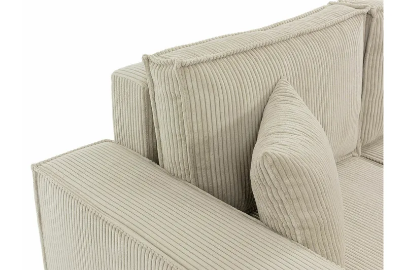 Magston 3-sits Hörnbäddsoffa - Grå - Möbler - Vardagsrum - Bäddsoffor - Hörnbäddsoffa