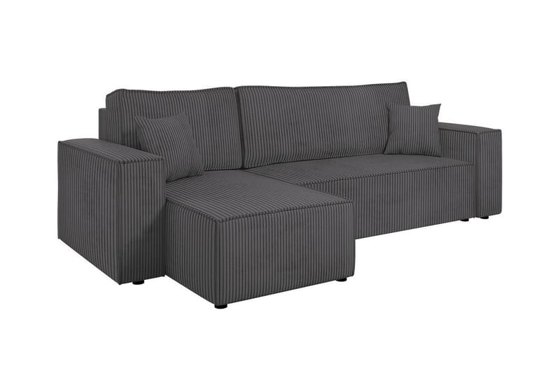 Magston 3-sits Hörnbäddsoffa Grå - Möbler - Vardagsrum - Bäddsoffor - Hörnbäddsoffa