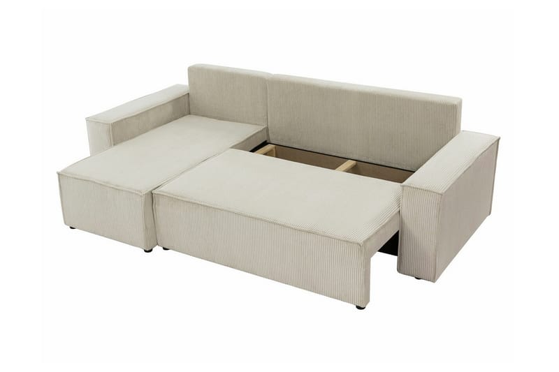 Magston 3-sits Hörnbäddsoffa Ljusgrå - Möbler - Vardagsrum - Bäddsoffor - Hörnbäddsoffa