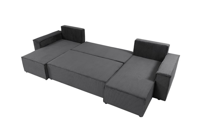 Magston 4-sits Hörnbäddsoffa Mörkgrå - Möbler - Vardagsrum - Bäddsoffor - Hörnbäddsoffa