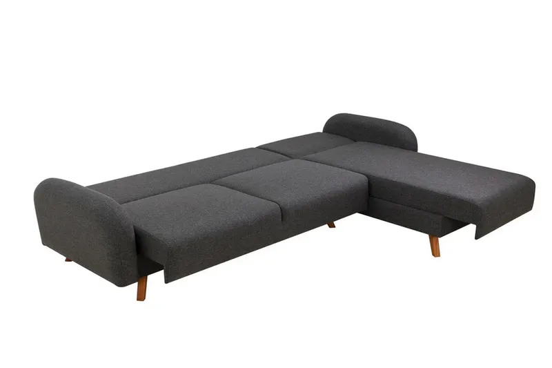 Malkiat Hörnbäddsoffa - Antracit - Möbler - Vardagsrum - Bäddsoffor - Hörnbäddsoffa