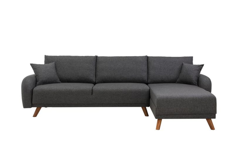 Malkiat Hörnbäddsoffa Antracit - Möbler - Vardagsrum - Bäddsoffor - Hörnbäddsoffa