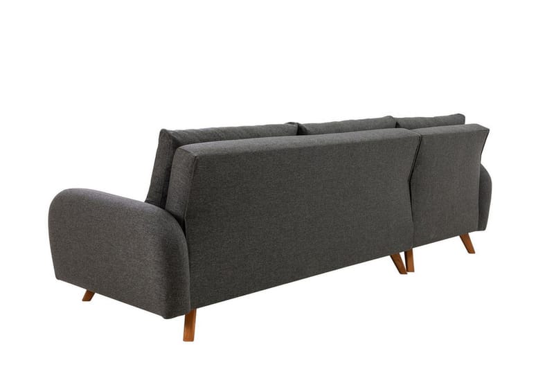 Malkiat Hörnbäddsoffa - Antracit - Möbler - Vardagsrum - Bäddsoffor - Hörnbäddsoffa