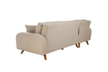 Malkiat Hörnbäddsoffa - Cream - Möbler - Vardagsrum - Bäddsoffor