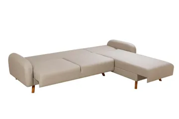 Malkiat Hörnbäddsoffa - Cream - Möbler - Vardagsrum - Bäddsoffor