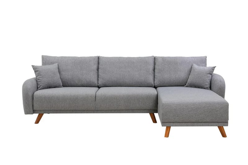 Malkiat Hörnbäddsoffa Grå - Möbler - Vardagsrum - Bäddsoffor - Hörnbäddsoffa