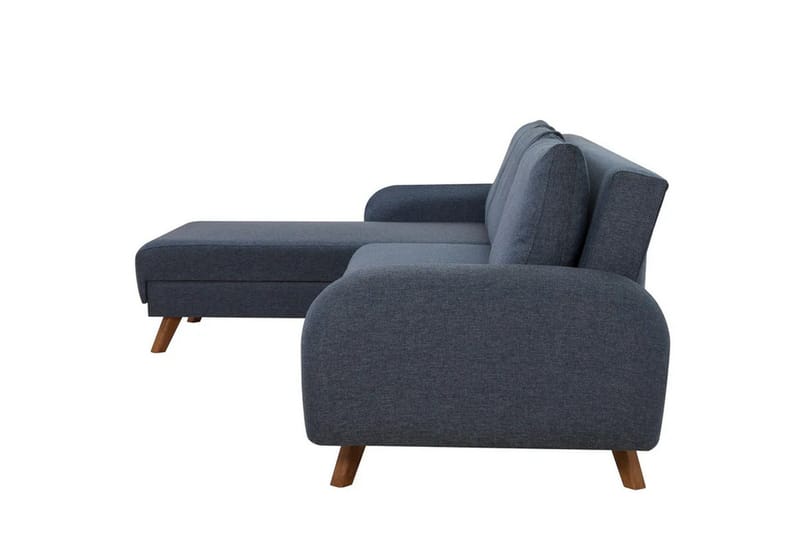 Malkiat Hörnbäddsoffa - Mörkblå - Möbler - Vardagsrum - Bäddsoffor - Hörnbäddsoffa
