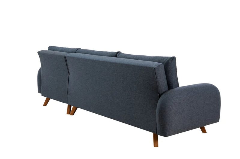 Malkiat Hörnbäddsoffa - Mörkblå - Möbler - Vardagsrum - Bäddsoffor - Hörnbäddsoffa