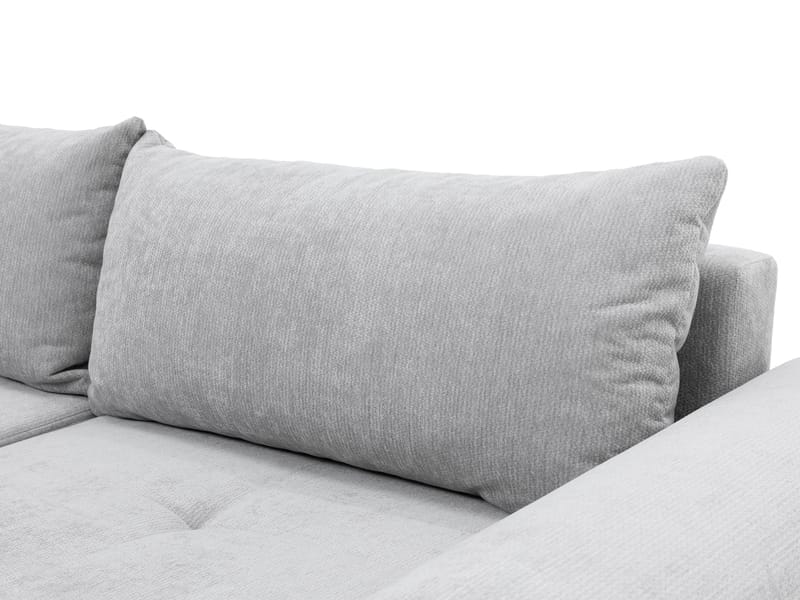Malor 3-sits Bäddsoffa med divan Högervänd - ljusgrå - Möbler - Vardagsrum - Bäddsoffor - Hörnbäddsoffa