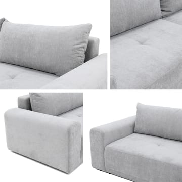 Malor 3-sits Bäddsoffa med divan Högervänd - ljusgrå - Möbler - Vardagsrum - Bäddsoffor - Hörnbäddsoffa