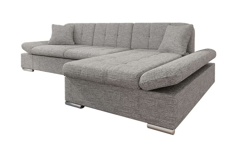 MALWI Divanbäddsoffa 285x162x76 cm - Grå - Bäddsoffor - Bäddsoffa divan