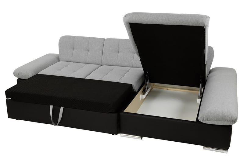MALWI Divanbäddsoffa 285x162x76 cm - Grå - Möbler - Vardagsrum - Bäddsoffor