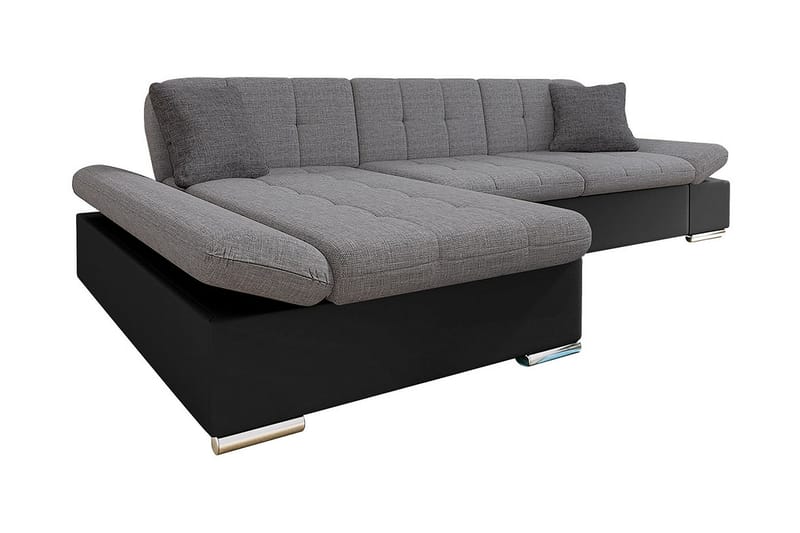 MALWI U-Bäddsoffa 278x162x76 cm - Grå - Bäddsoffor - Bäddsoffa divan