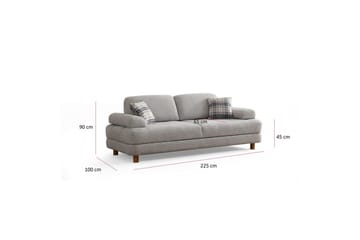 Mami Bäddsoffa 3-sits - Grå - Möbler - Vardagsrum - Bäddsoffor