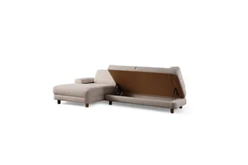 Mami Bäddsoffa med Divan 4-sits - Cream - Möbler - Vardagsrum - Bäddsoffor