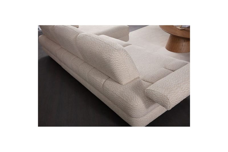Mami Bäddsoffa med Divan 4-sits - Cream - Möbler - Vardagsrum - Bäddsoffor - Hörnbäddsoffa