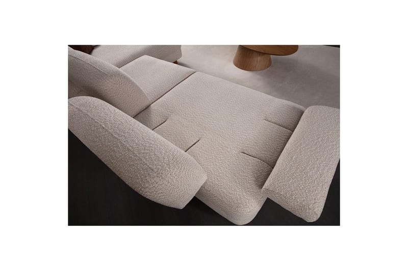 Mami Bäddsoffa med Divan 4-sits - Cream - Möbler - Vardagsrum - Bäddsoffor - Hörnbäddsoffa