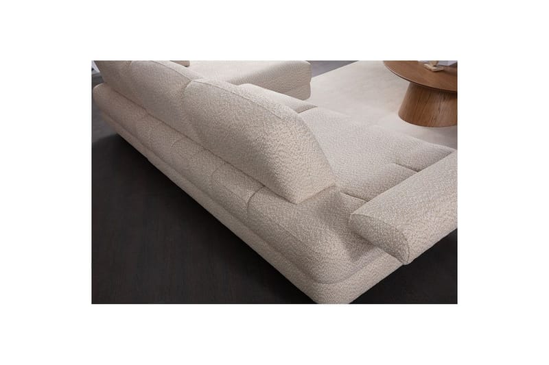 Mami Bäddsoffa med Divan 4-sits - Cream - Möbler - Vardagsrum - Bäddsoffor - Hörnbäddsoffa