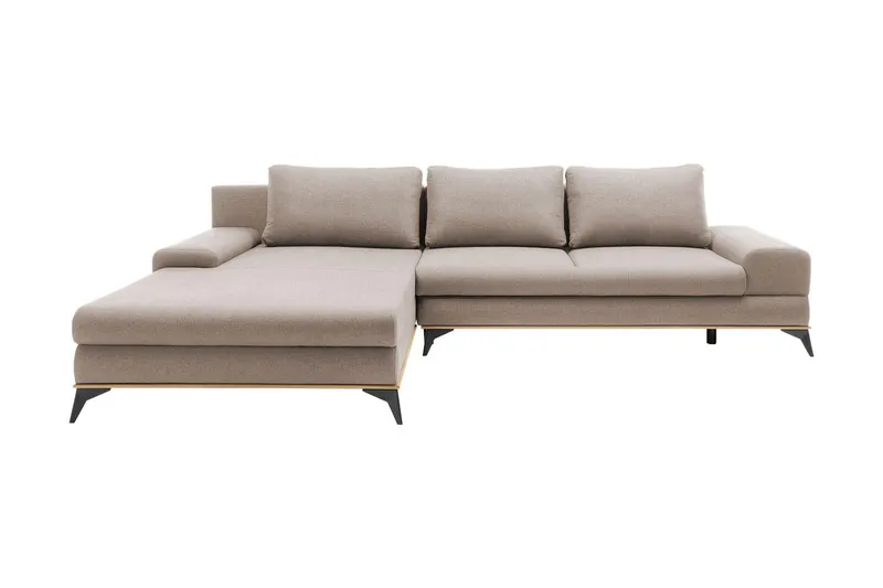 Manila Divanbäddsoffa 315x212x87 cm, Beige