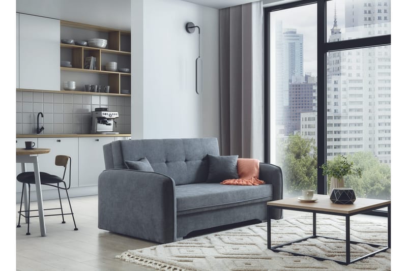 Manita Bäddsoffa med Förvaring 2-sits - Grå - Möbler - Vardagsrum - Bäddsoffor