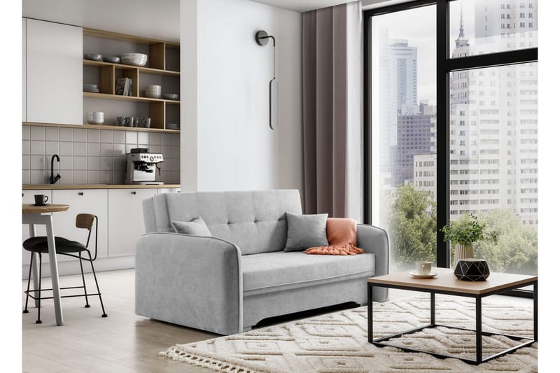 Manita Bäddsoffa med Förvaring 2-sits - Grå - Möbler - Vardagsrum - Bäddsoffor