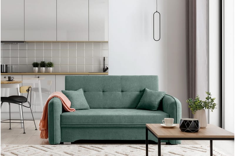 Manita Bäddsoffa med Förvaring 2-sits - Grön - Möbler - Vardagsrum - Bäddsoffor