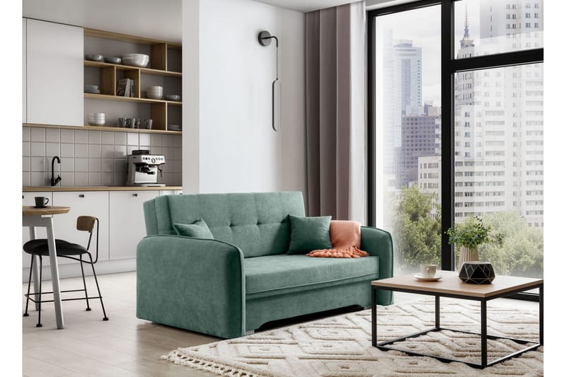 Manita Bäddsoffa med Förvaring 2-sits - Grön - Möbler - Vardagsrum - Bäddsoffor