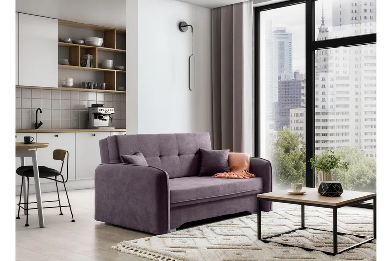 Manita Bäddsoffa med Förvaring 2-sits - Lila - Möbler - Vardagsrum - Bäddsoffor