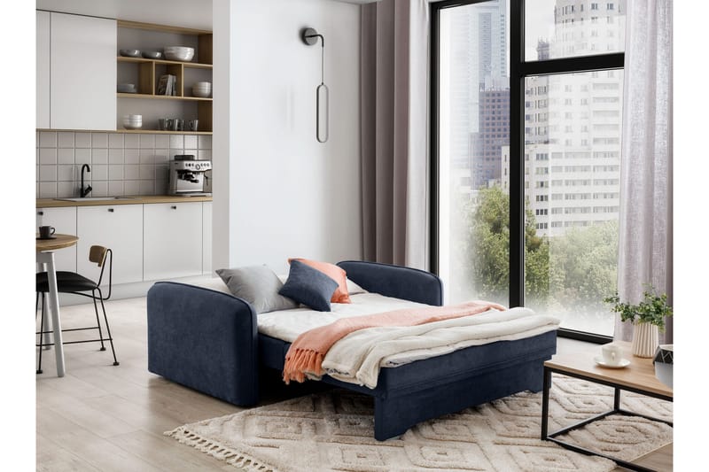 Manita Bäddsoffa med Förvaring 2-sits - Mörkblå - Möbler - Vardagsrum - Bäddsoffor