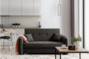 Manita Bäddsoffa med Förvaring 2-sits - Mörkgrå - Möbler - Vardagsrum - Bäddsoffor