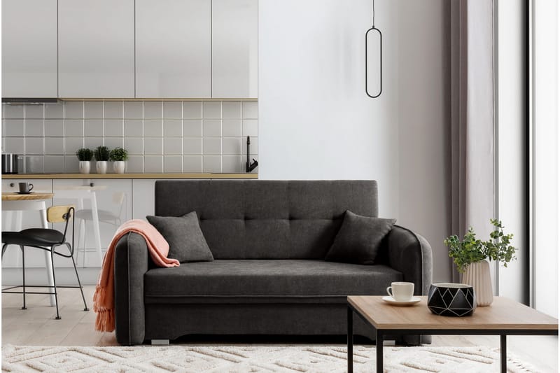 Manita Bäddsoffa med Förvaring 2-sits - Mörkgrå - Möbler - Vardagsrum - Bäddsoffor