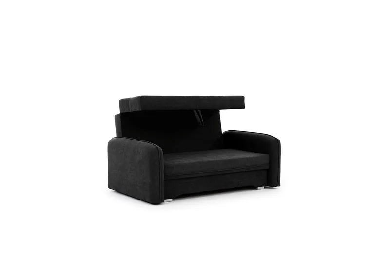 Manita Bäddsoffa med Förvaring 2-sits - Svart - Möbler - Vardagsrum - Bäddsoffor