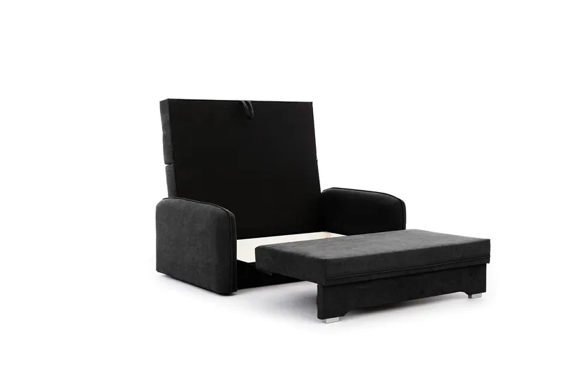 Manita Bäddsoffa med Förvaring 2-sits - Svart - Möbler - Vardagsrum - Bäddsoffor