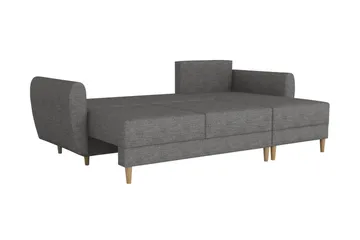 Manstad Hörnbäddsoffa - Brun - Möbler - Vardagsrum - Bäddsoffor