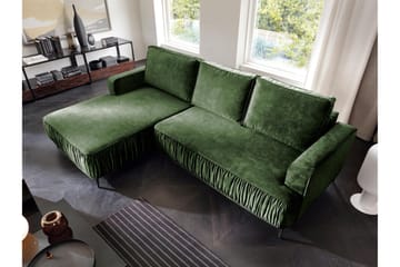 Marisana Bäddsoffa m. Divan 3-sits - Grön - Möbler - Vardagsrum - Bäddsoffor