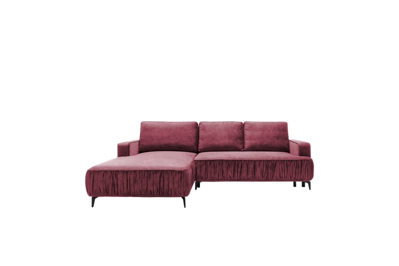 Marisana Bäddsoffa m. Divan 3-sits - Rosa - Möbler - Vardagsrum - Bäddsoffor